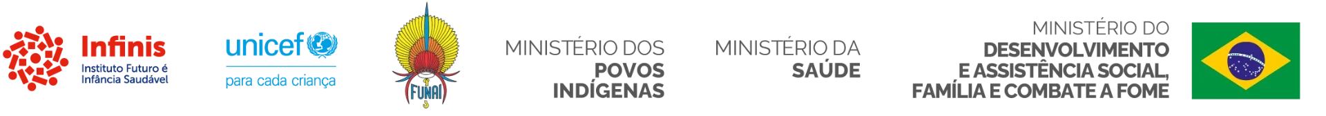 Infinis, UNICEF, Ministério do Desenvolvimento e Assistência Social, Família e Combate à Fome, Ministério dos Povos Indígenas e Governo do Brasil